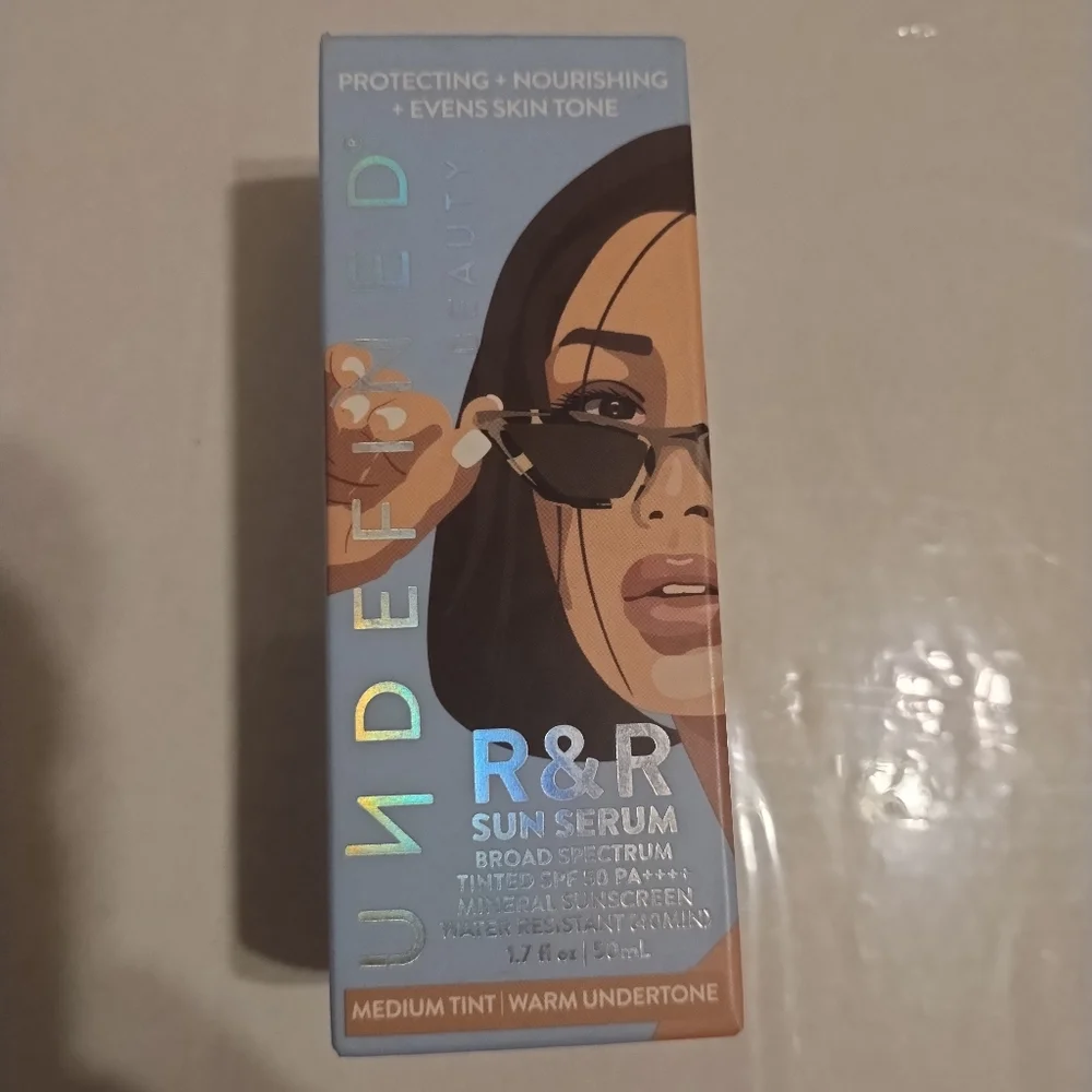 Undefined Beauty R&R Broad Spectrum SPF 50 Sunscreen Tinted Serum